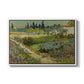 Garden at Arles, 1888 - Floater Framed Canvas Print
