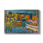 Study for Autumn Landscape with Boats, 1908 - Floater Framed Canvas Print