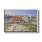 Gasometers at Clichy, 1886 - Floater Framed Canvas Print