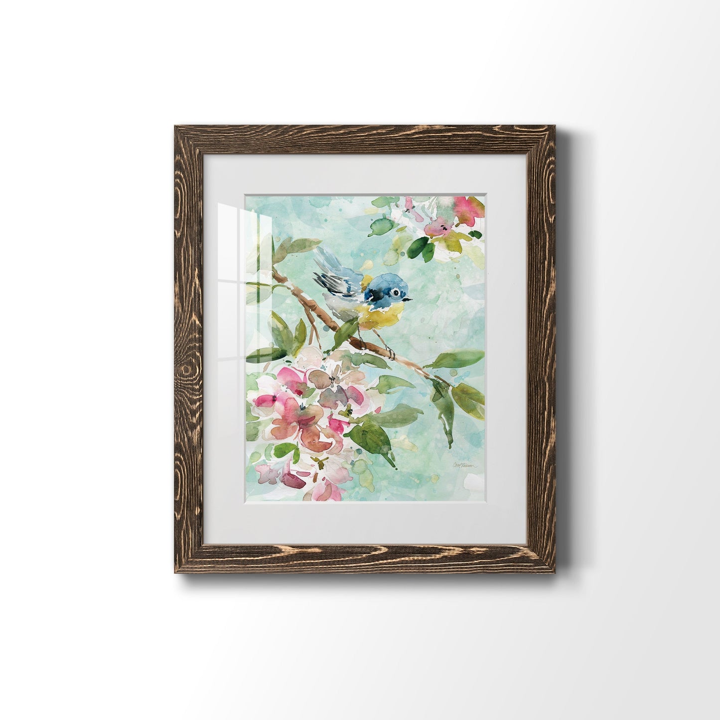 Asbury Garden Song I - Barnwood Framed Art Print