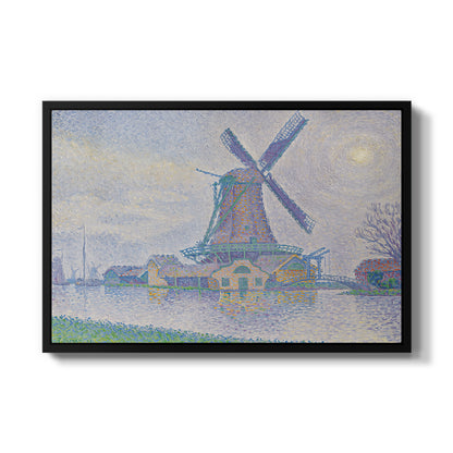 Mill of Edam (Moulin d'Edam), 1896 - Floater Framed Canvas Print