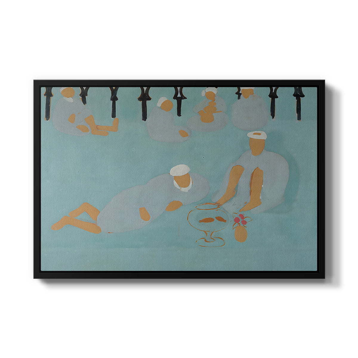 Arab Coffeehouse (Le café Maure), 1913 - Floater Framed Canvas Print