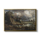 Salisbury Cathedral from the Meadows (Detail), 1831 - Floater Framed Canvas Print