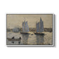 Two Schooners, Gloucester, c. 1880 - Floater Framed Canvas Print