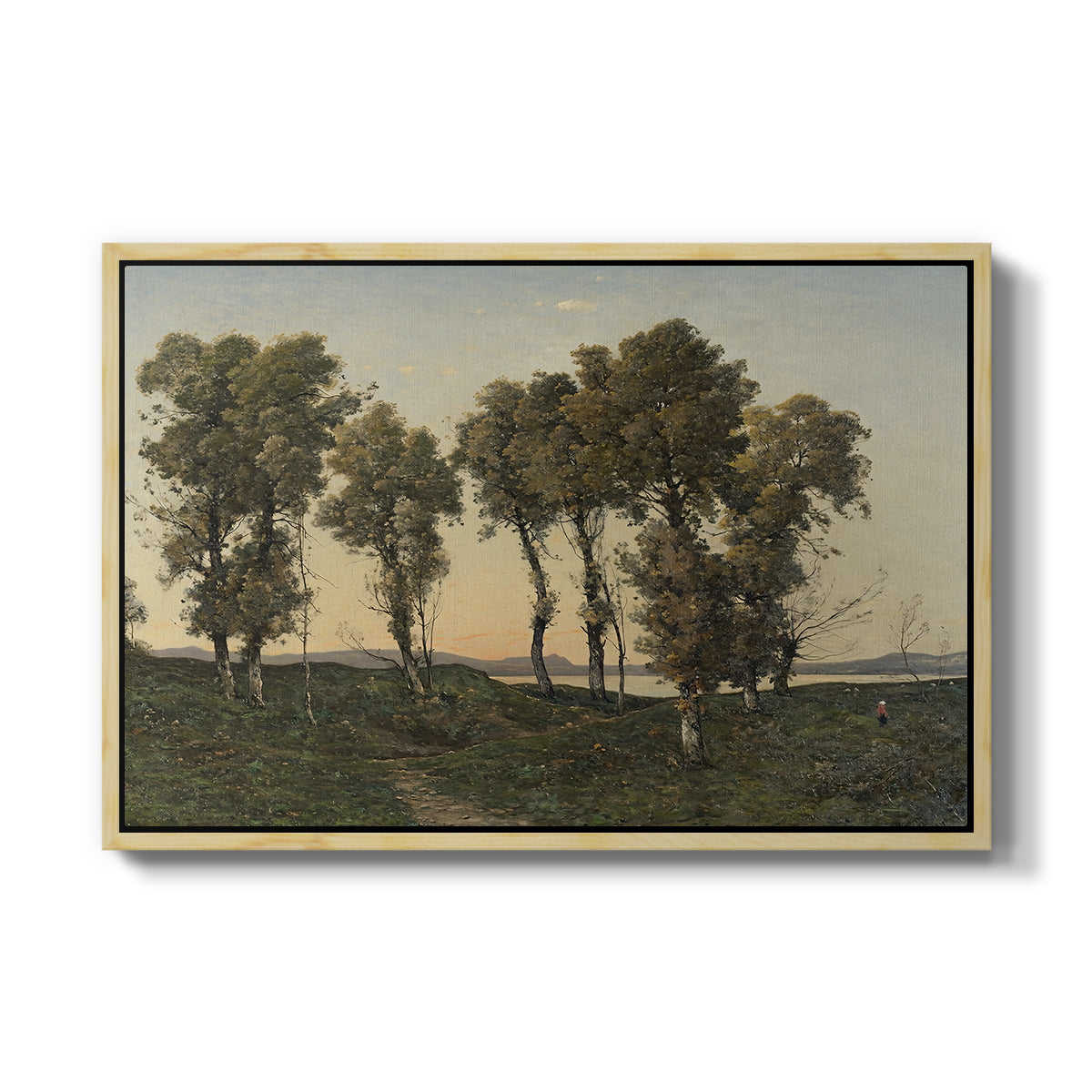 Autumn Evening, 1894 - Floater Framed Canvas Print