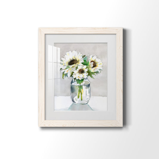 Sunflower II - Barnwood Framed Art Print