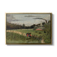 The Chair Factory at Alfortville, 1897 - Floater Framed Canvas Print