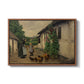 Visit to Grandmother, 1914 - Floater Framed Canvas Print