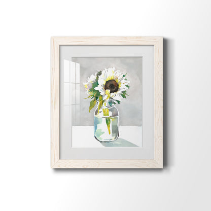 Sunflower I - Premium Framed Print - Distressed Barnwood Frame - Ready to Hang