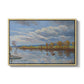 The Banks of the River Seine, 1893 - Floater Framed Canvas Print