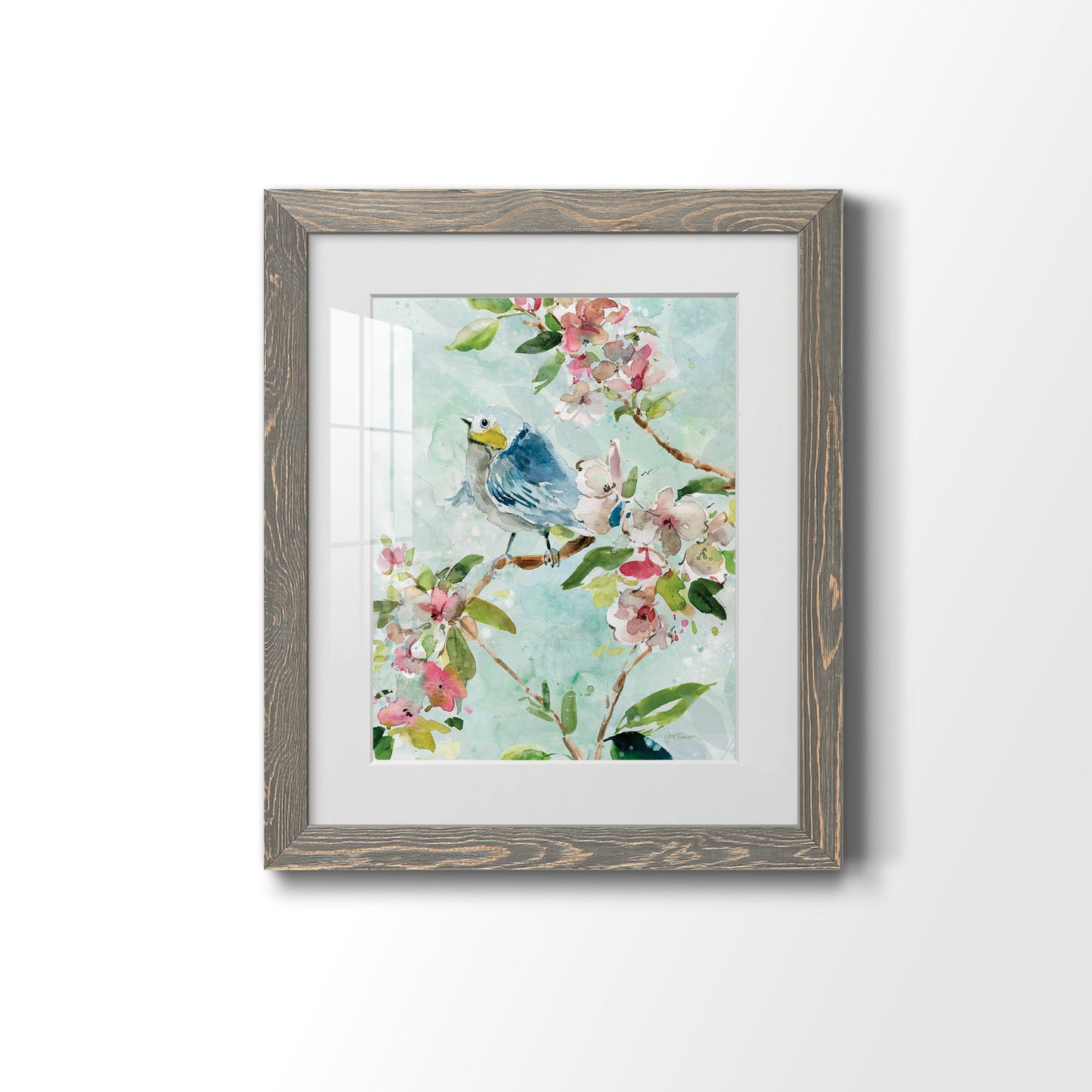 Asbury Garden Song II - Premium Framed Print - Distressed Barnwood Frame - Ready to Hang