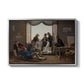 A Group of Danish Artists in Rome, 1837 - Floater Framed Canvas Print