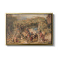 Figures and Animals in a Vineyard, c. 1829 - Floater Framed Canvas Print