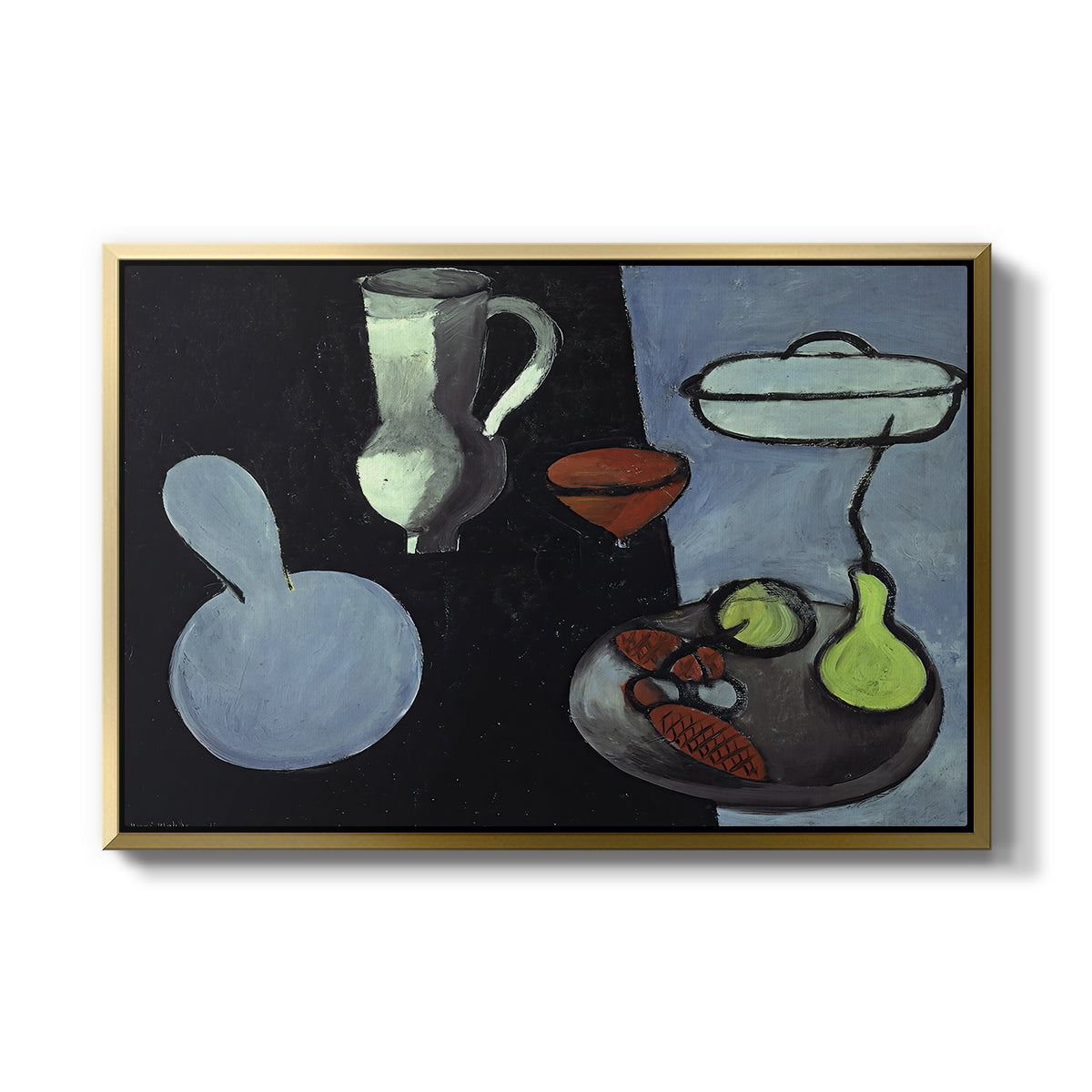 The Gourds (Les coloquintes), 1916 - Floater Framed Canvas Print