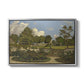 The Painter's Garden at Saint-Privé, 1886 - Floater Framed Canvas Print