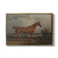 Hunter in a Landscape, 1810 - Floater Framed Canvas Print
