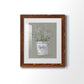 Bouquet of Grace Bucket Gather - Barnwood Framed Art Print