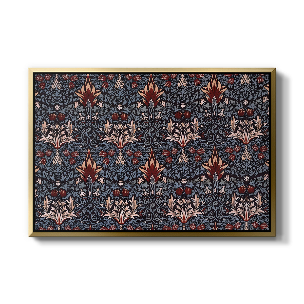 Snakeshead (Printed Textile), c. 1876 - Floater Framed Canvas Print