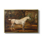 Grey Arabian Stallion, Property of Sir Watkin Williams-Wynn, c. 1817 - Floater Framed Canvas Print