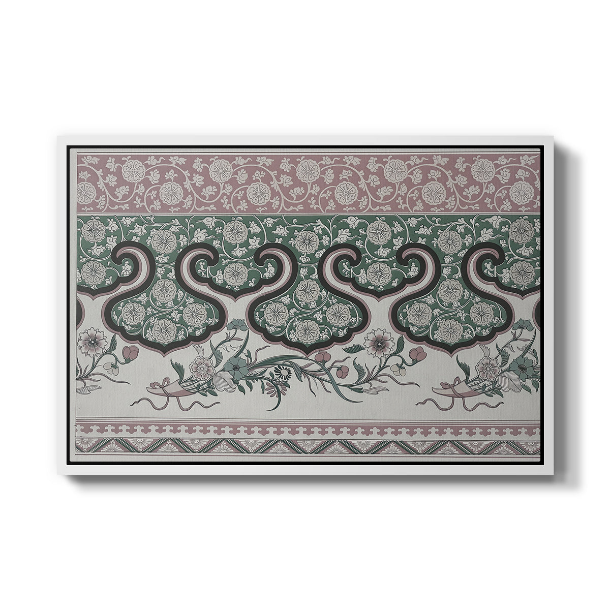 Examples of Chinese Ornament, Pl. LXXVI, 1867 - Floater Framed Canvas Print