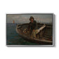 Fishermen from Rügen, 1882 - Floater Framed Canvas Print