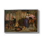 The Flight of Madeline and Porphyro, 1848 - Floater Framed Canvas Print