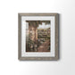 Evening in the Conservatory - Premium Framed Print - Distressed Barnwood Frame - Ready to Hang