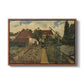 Garden of a Florist (The Flower Garden), 1864 - Floater Framed Canvas Print