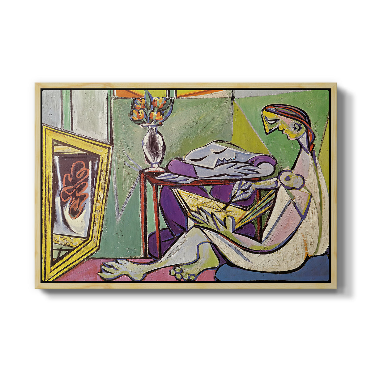 The Muse, 1935 - Floater Framed Canvas Print