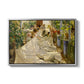 Sewing the Sail, 1896 - Floater Framed Canvas Print