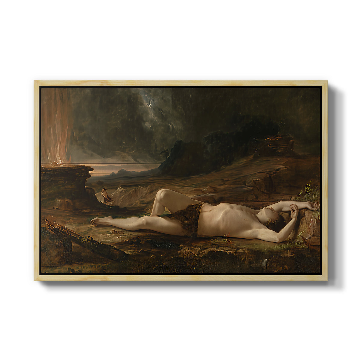 The Dead Abel, 1832 - Floater Framed Canvas Print