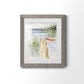 Sketchy Pier - Barnwood Framed Art Print