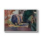 The Luxembourg Gardens, 1901 - Floater Framed Canvas Print
