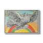 Flying Dove with Rainbow (Colombe volant à l'Arc-en-ciel), 1952 - Floater Framed Canvas Print