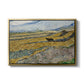 Enclosed Field with Ploughman, 1889 - Floater Framed Canvas Print