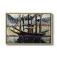 Two Boats Side by Side, Port of Marseilles, c. 1916 - Floater Framed Canvas Print