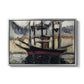 Two Boats Side by Side, Port of Marseilles, c. 1916 - Floater Framed Canvas Print