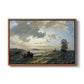Fresh Breeze on the Norwegian Coast, 1876 - Floater Framed Canvas Print