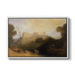 Linlithgow Palace, c. 1807 - Floater Framed Canvas Print
