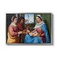 Sacred Conversation, c. 1505 - Floater Framed Canvas Print