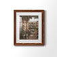 Evening in the Conservatory - Premium Framed Print - Distressed Barnwood Frame - Ready to Hang