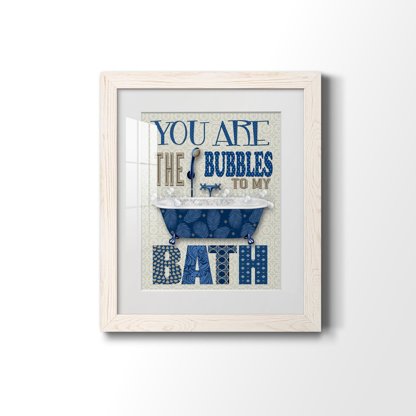 Bubble Bath - Premium Framed Print - Distressed Barnwood Frame - Ready to Hang