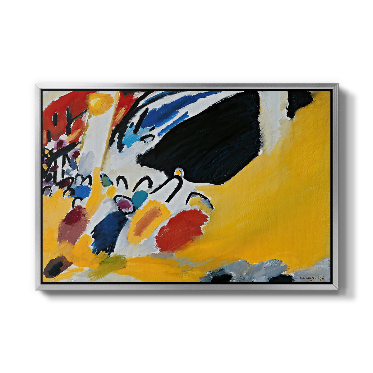 Impression III (Concert), 1911 - Floater Framed Canvas Print