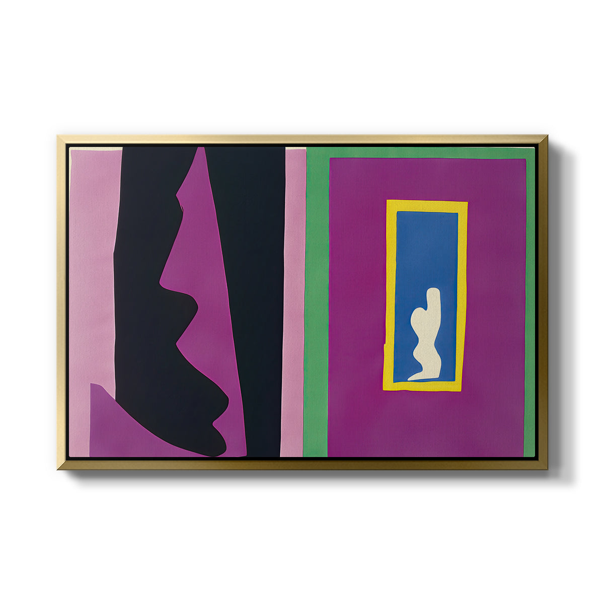 Destiny (Le destin), from Jazz, 1947 - Floater Framed Canvas Print