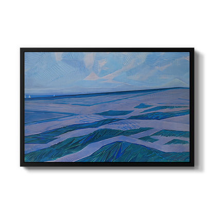Dune Landscape, 1911 - Floater Framed Canvas Print