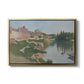 Les Andelys, Côte d'Aval, 1886 - Floater Framed Canvas Print