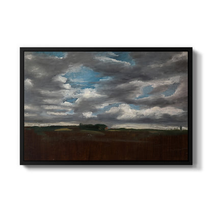 Extensive Landscape with Grey Clouds, c. 1821-1822 - Floater Framed Canvas Print