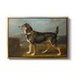 A Terrier in a Landscape, c. 1811 - Floater Framed Canvas Print