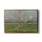 Orchard in Blossom (Plum Trees), 1888 - Floater Framed Canvas Print
