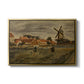 The Potato Harvest, c. 1875 - Floater Framed Canvas Print